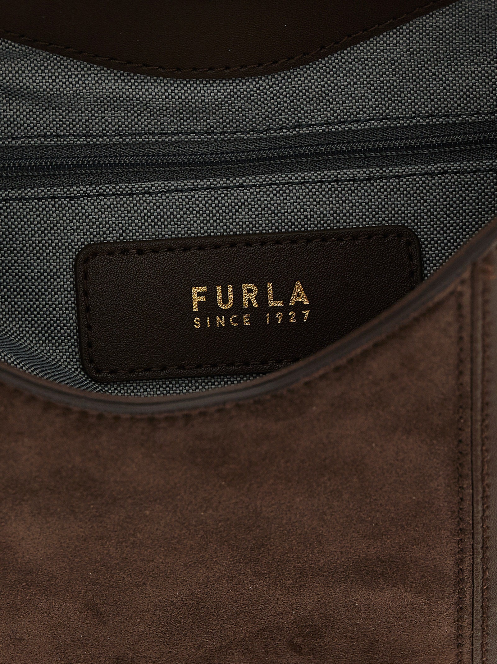 Furla Brown Goccia S Shoulder Bag