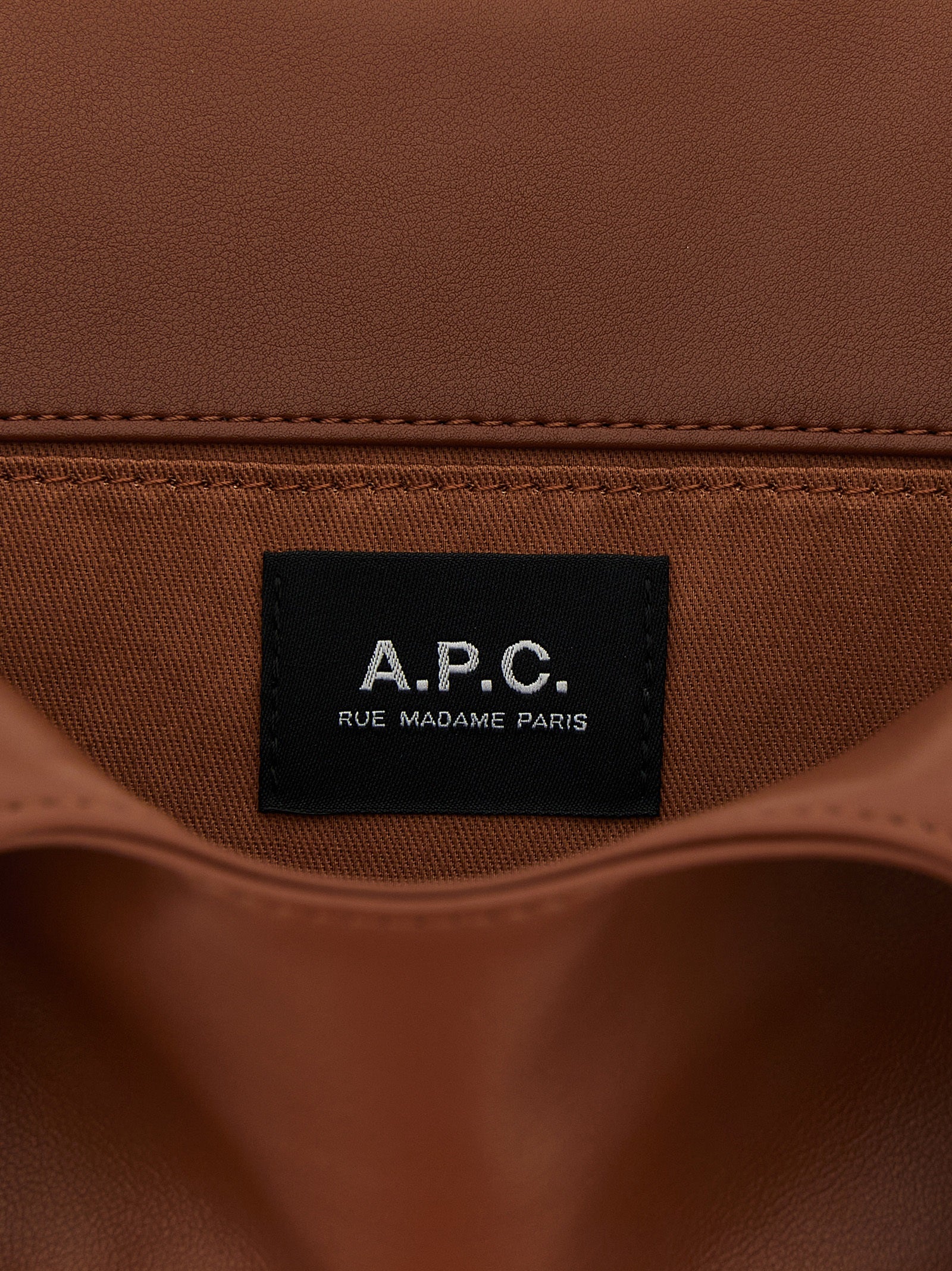 A.P.C. Brown Tote Ninon Small