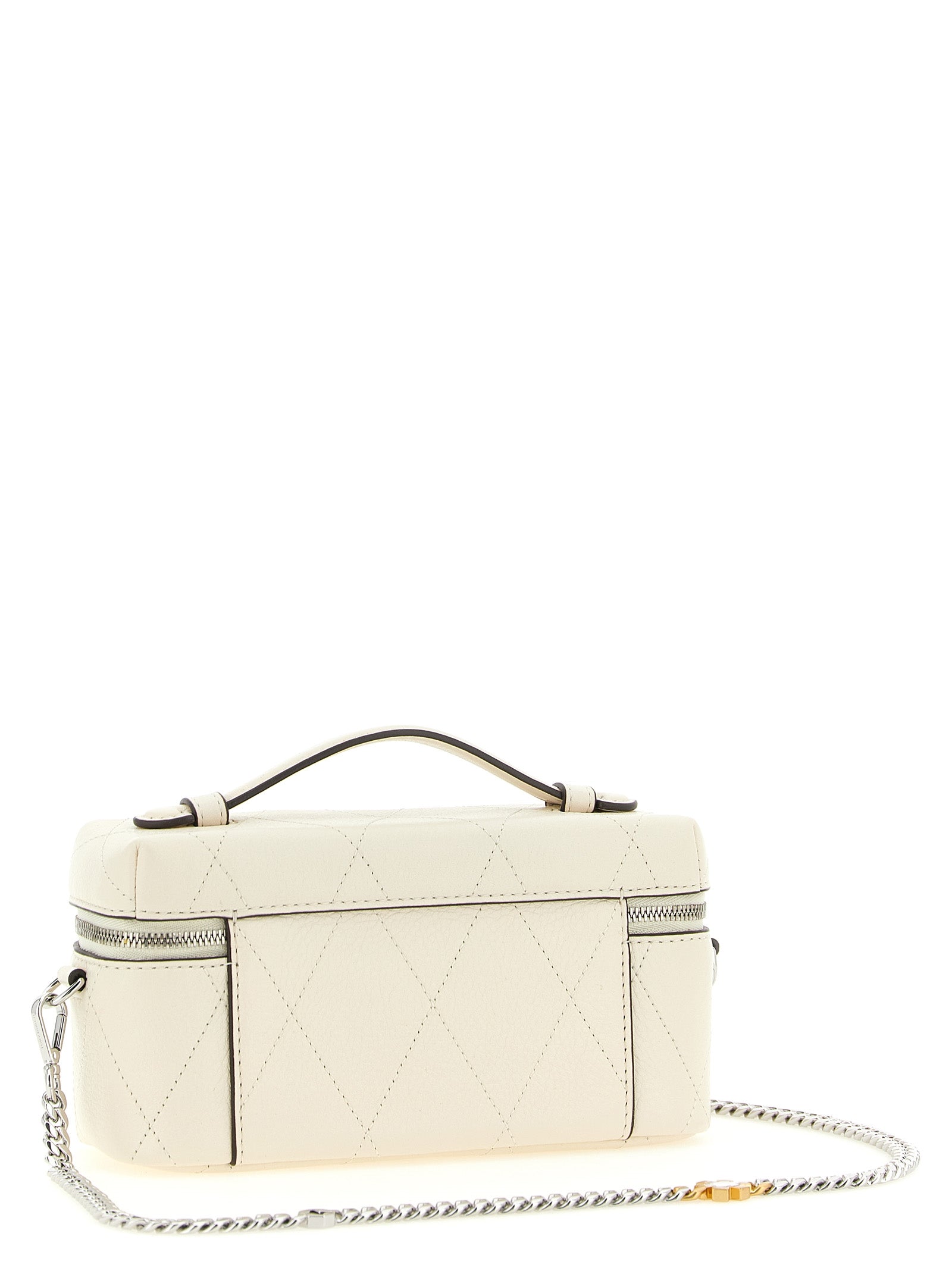 Tory Burch White Charlie Crossbody Bag