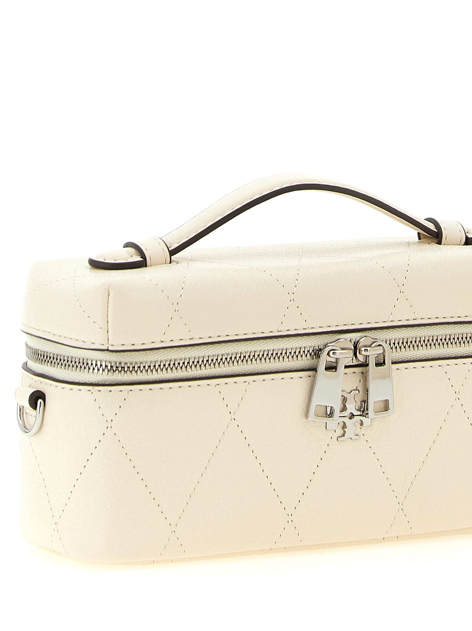 Tory Burch White Charlie Crossbody Bag