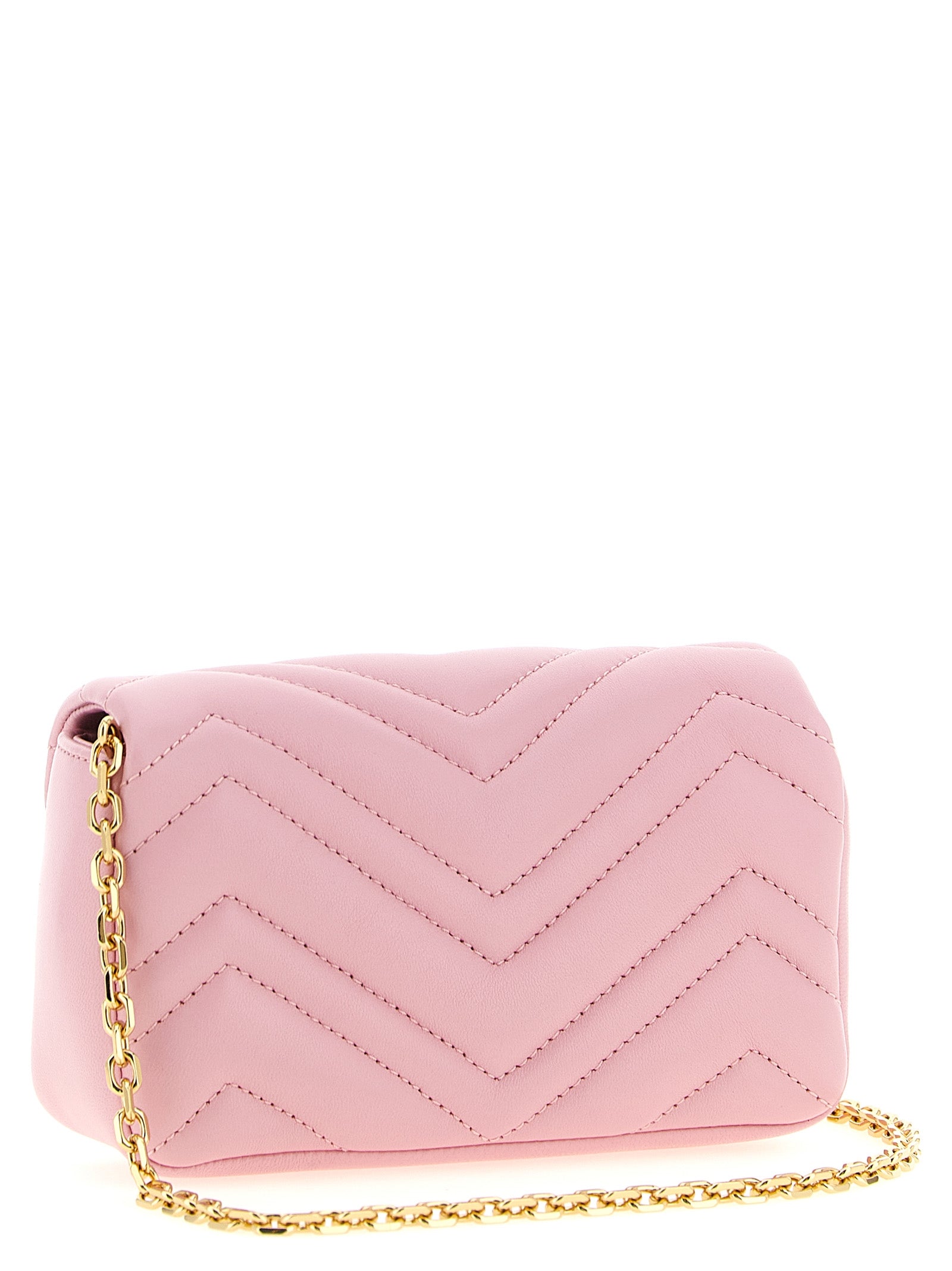 Gucci Pink GG Marmont Mini Shoulder Bag
