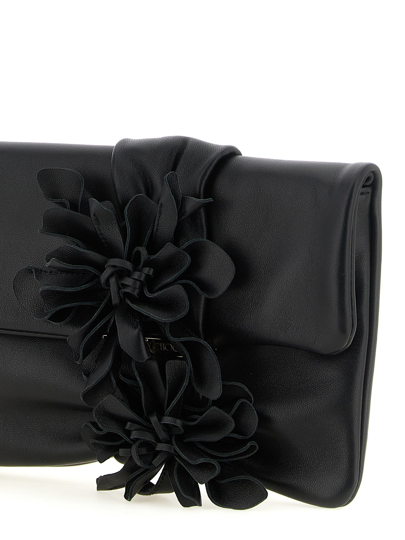 Jimmy Choo Black Zandra Clutch Bag