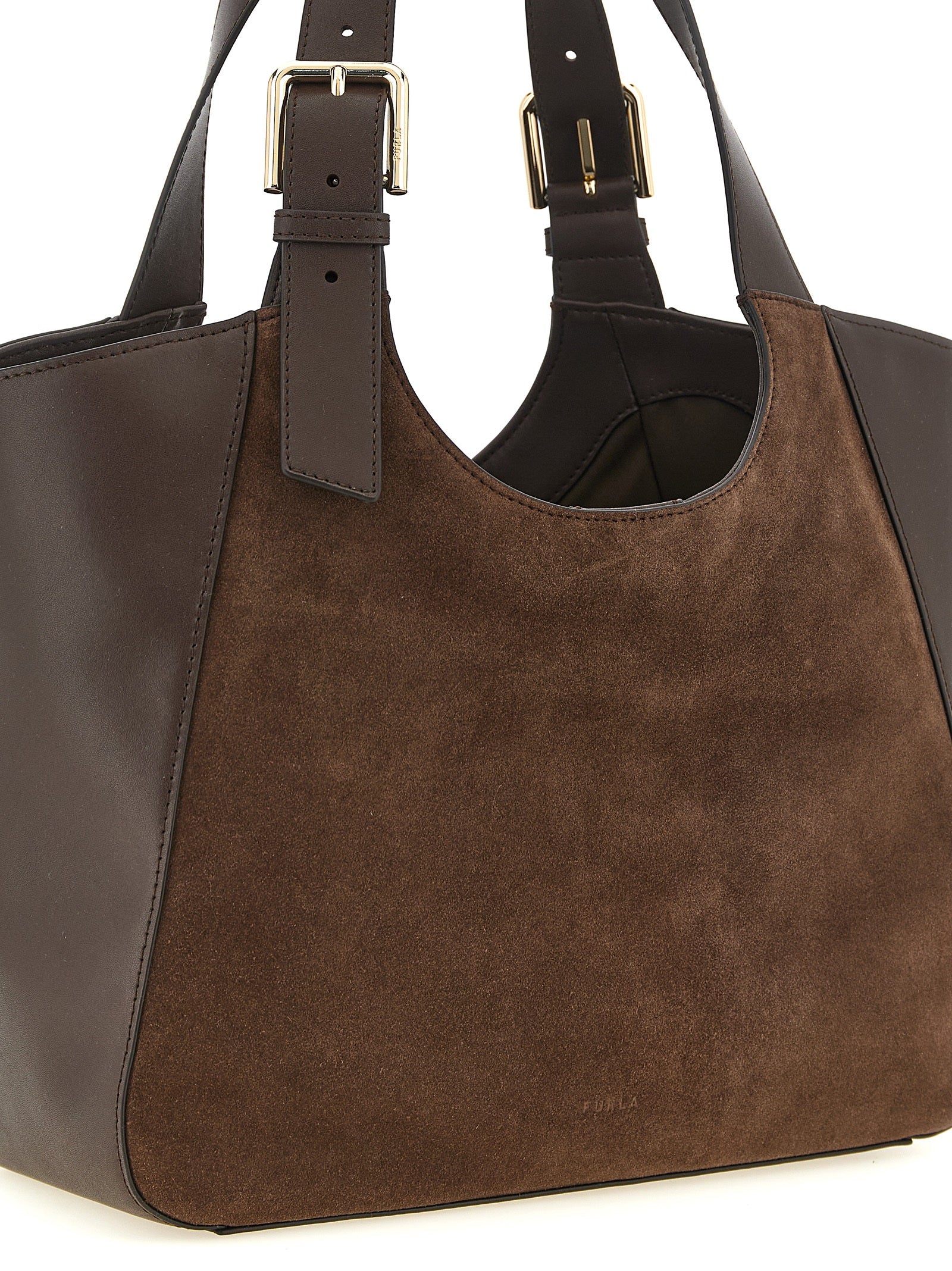 Furla Brown Dora M Tote Bag