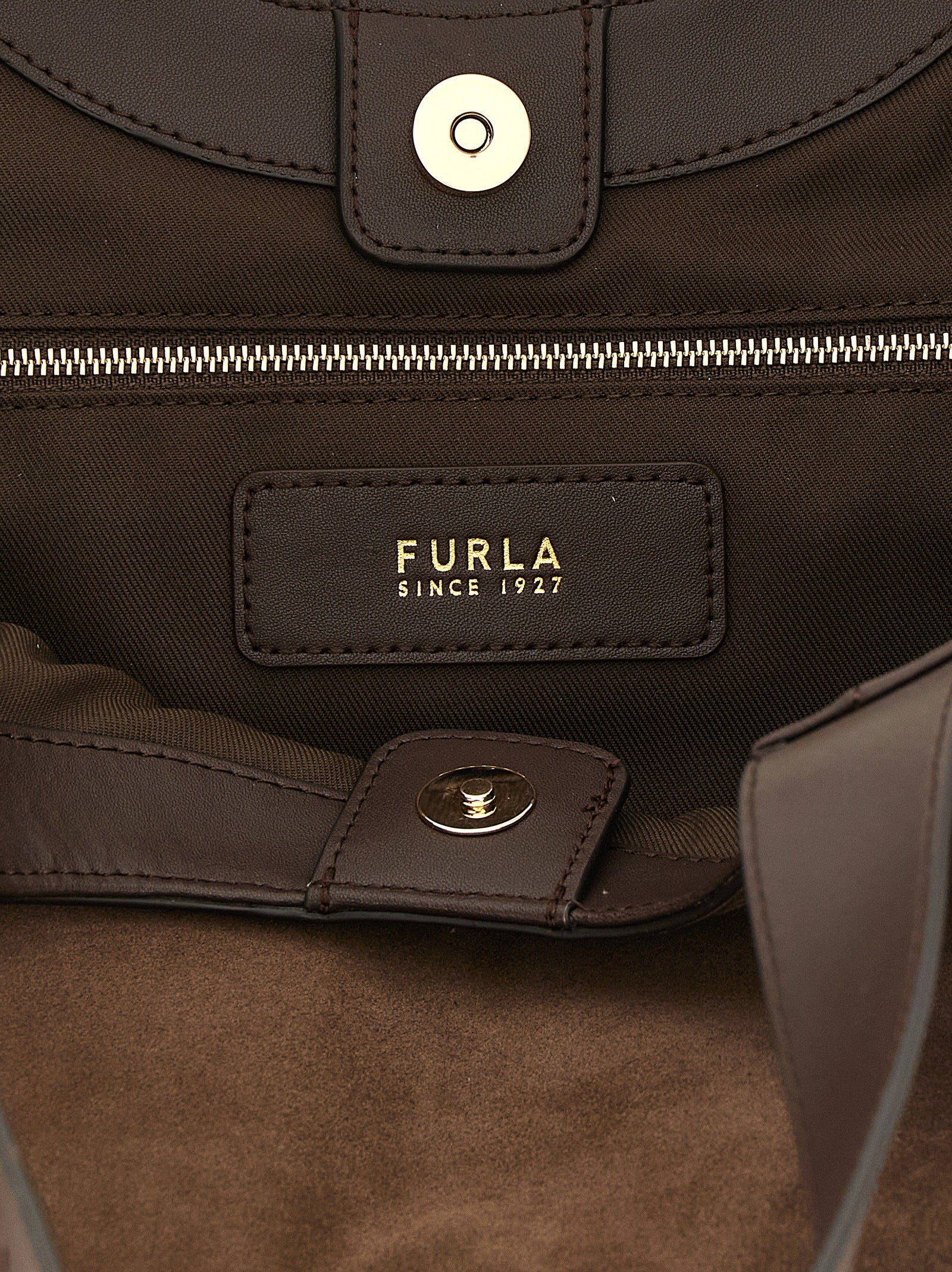 Furla Brown Dora M Tote Bag
