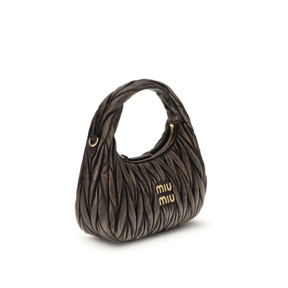 Miu Miu Brown Wander Hobo Handbag