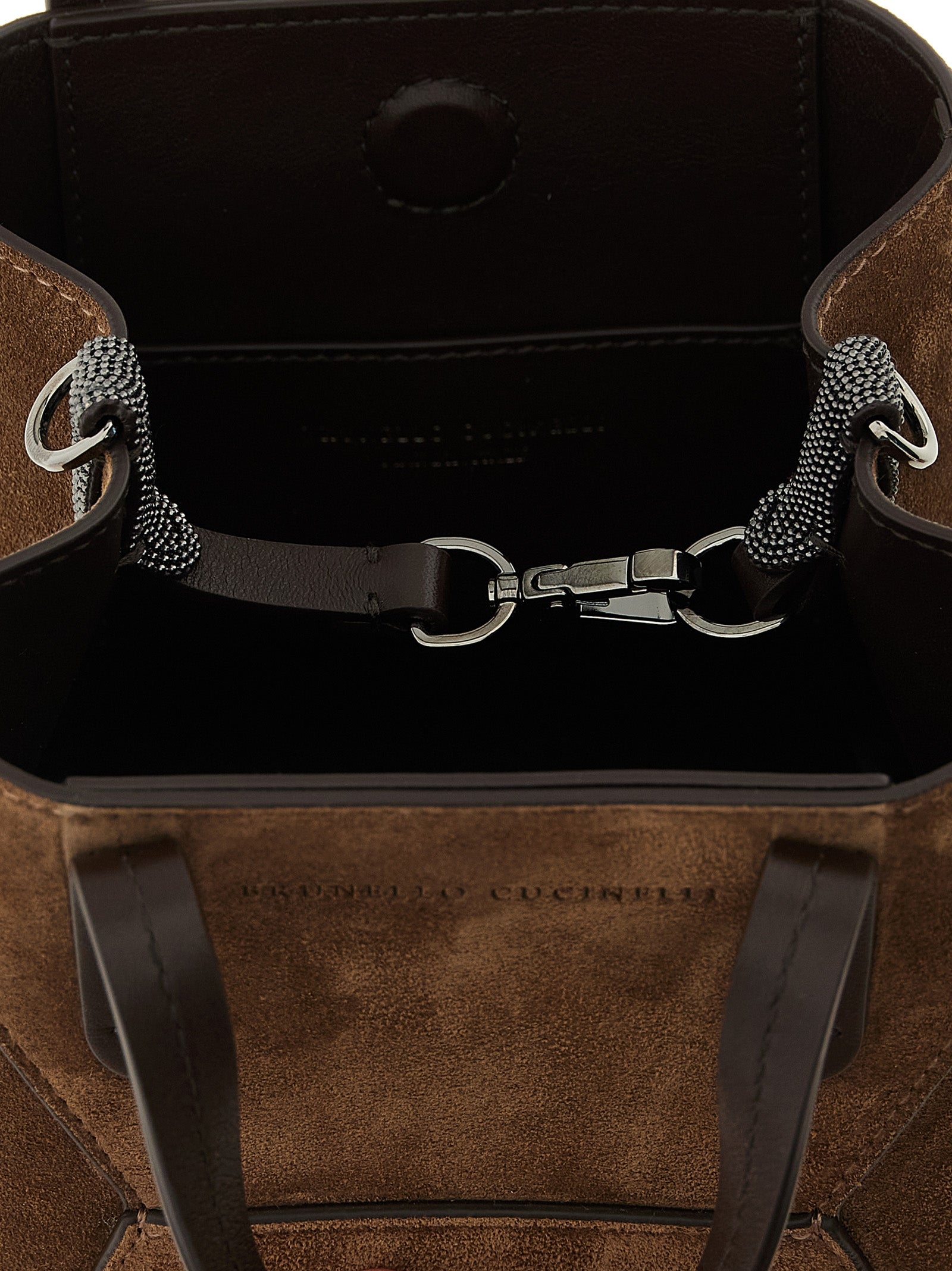 Brunello Cucinelli Brown BC Duo Mini Handbag