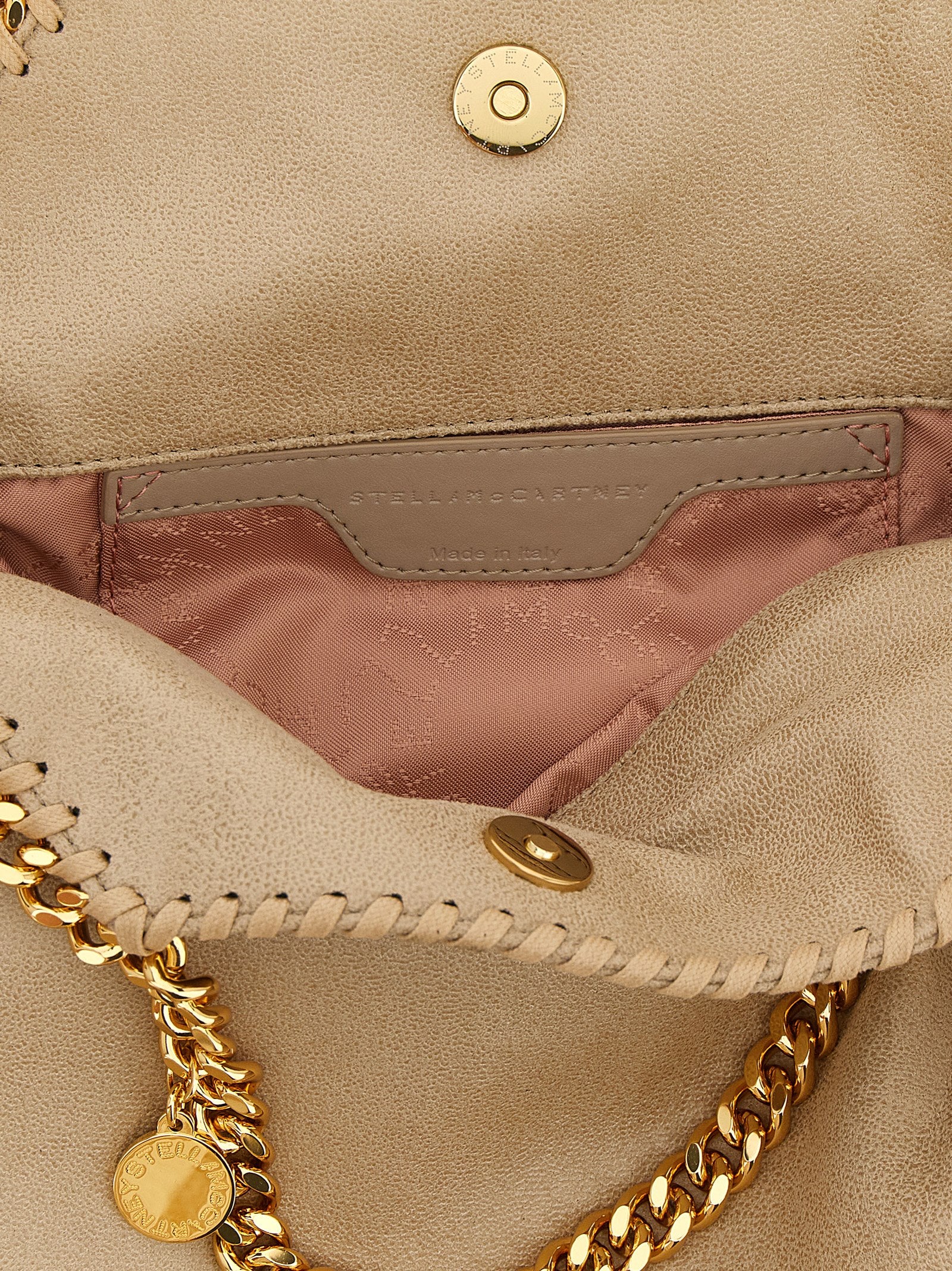 Stella McCartney Beige Falabella Mini Shoulder Bag