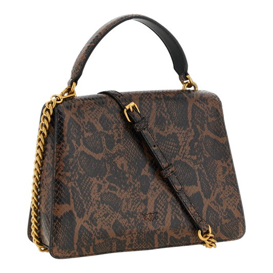 PINKO Love One Light Bolso de Mano Animal Print