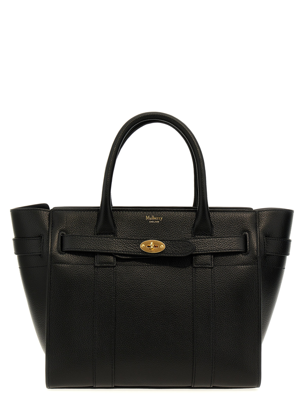 Mulberry Black Zipped Bayswater Tote Bag