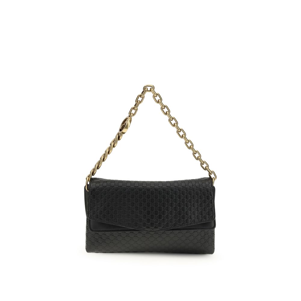 Gucci Black Medium Chain Shoulder Bag