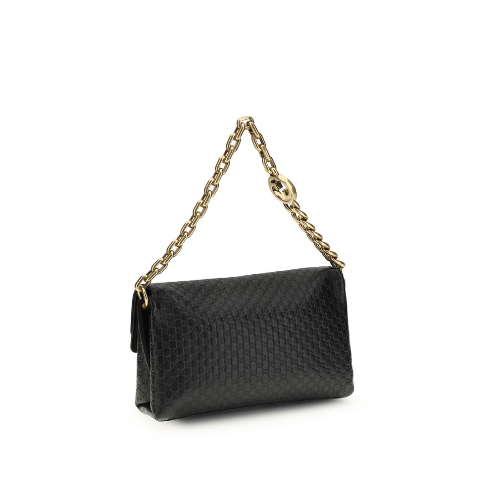 Gucci Black Medium Chain Shoulder Bag