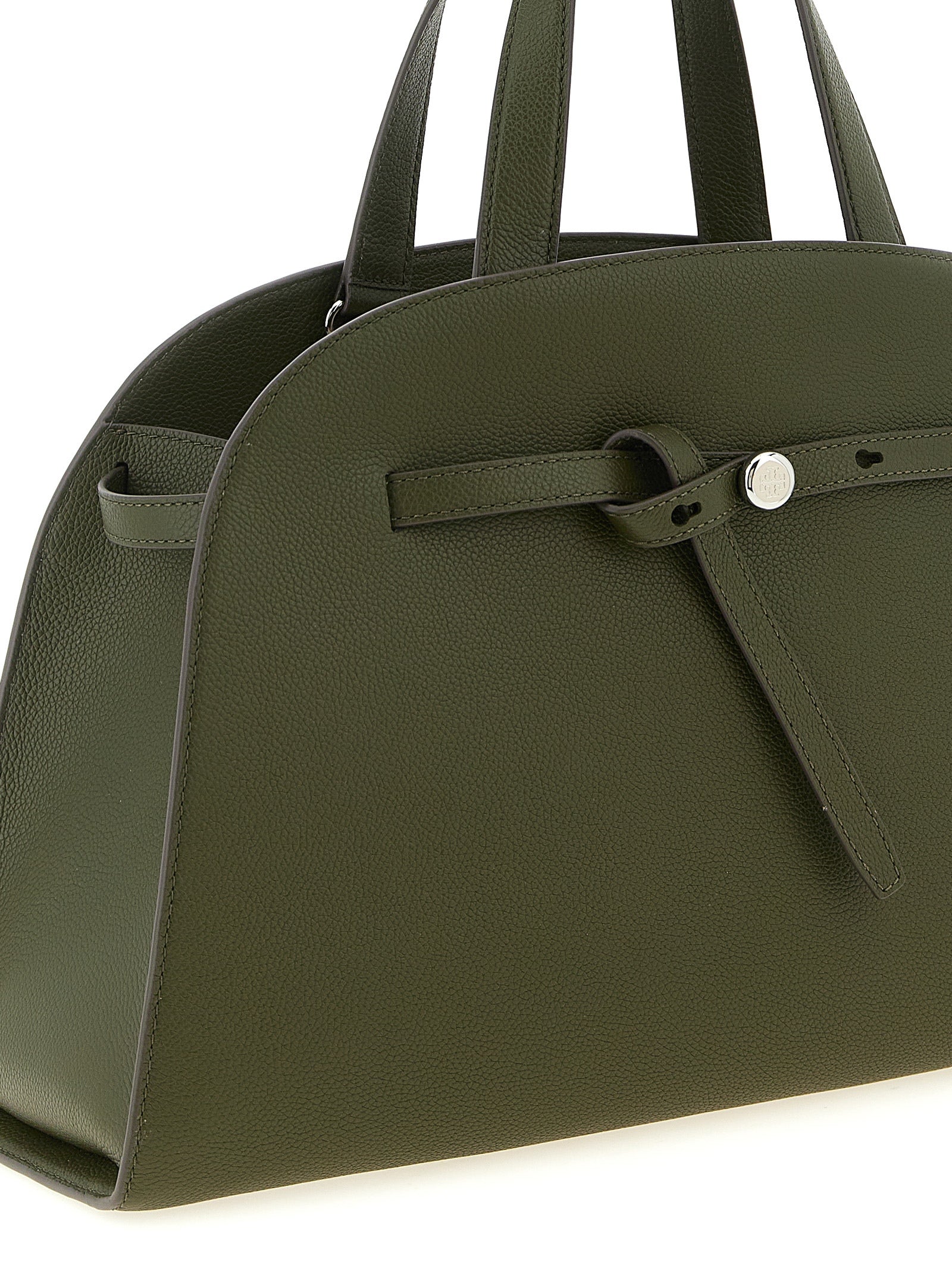Tory Burch Green Romy Top Case Handbag