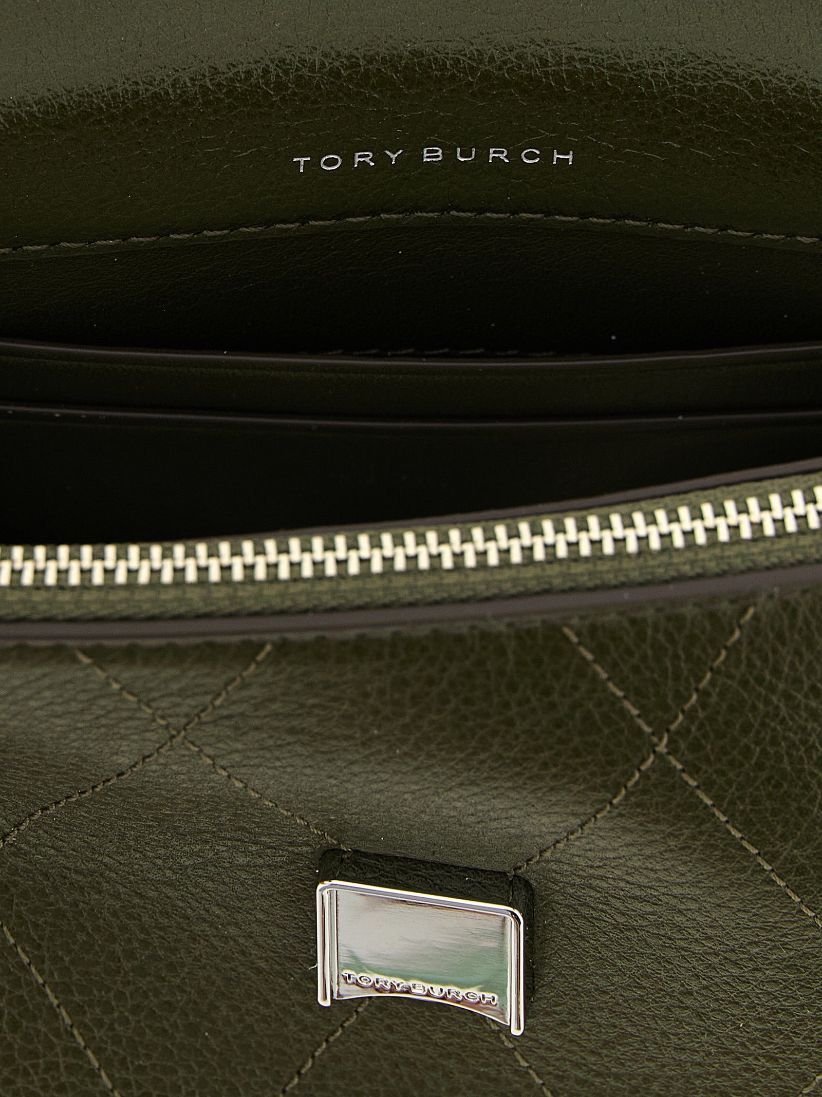 Tory Burch Green Charlie Mini Handbag