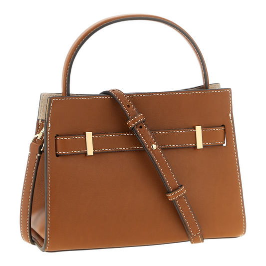 Tory Burch Lee Radziwill Petite Crossbody Bag Brown