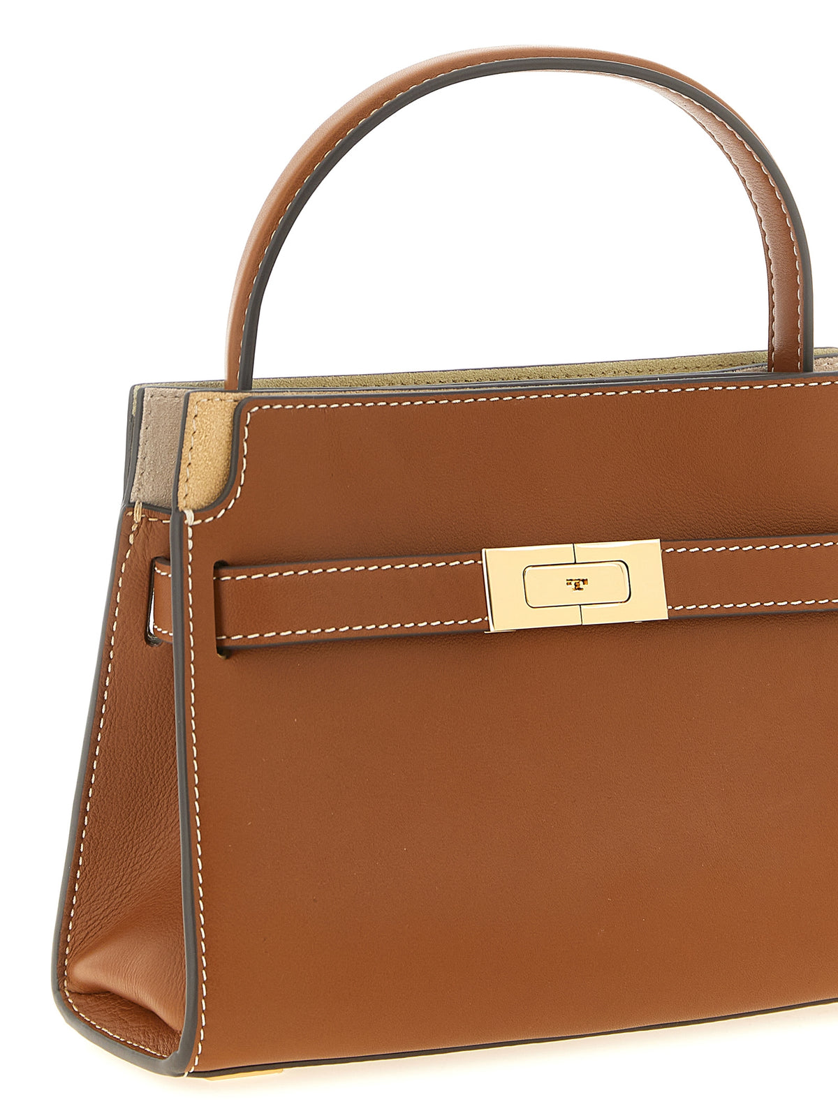 Tory Burch Brown Lee Radziwill Petite Crossbody Bag