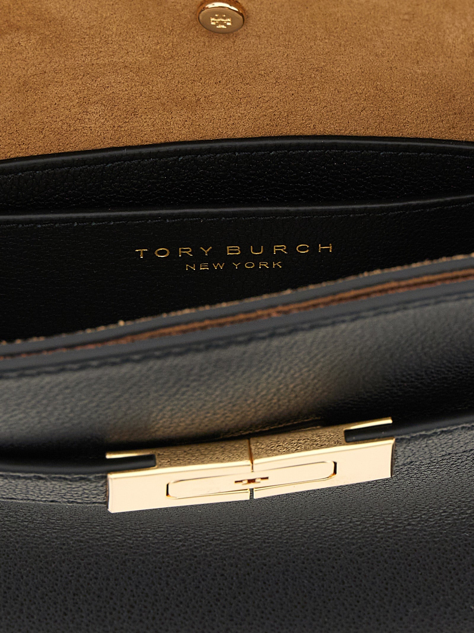 Tory Burch Black Lee Radziwill Crossbody Bag