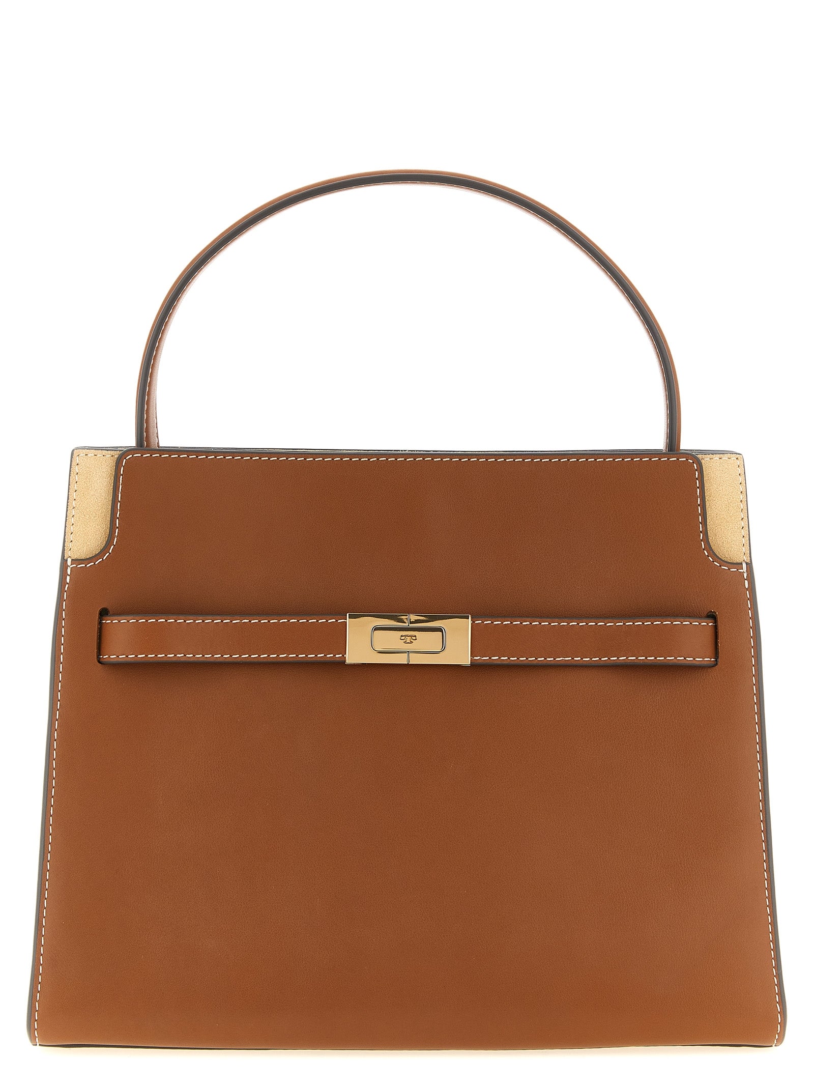 Tory Burch Brown Lee Radziwill Crossbody Bag