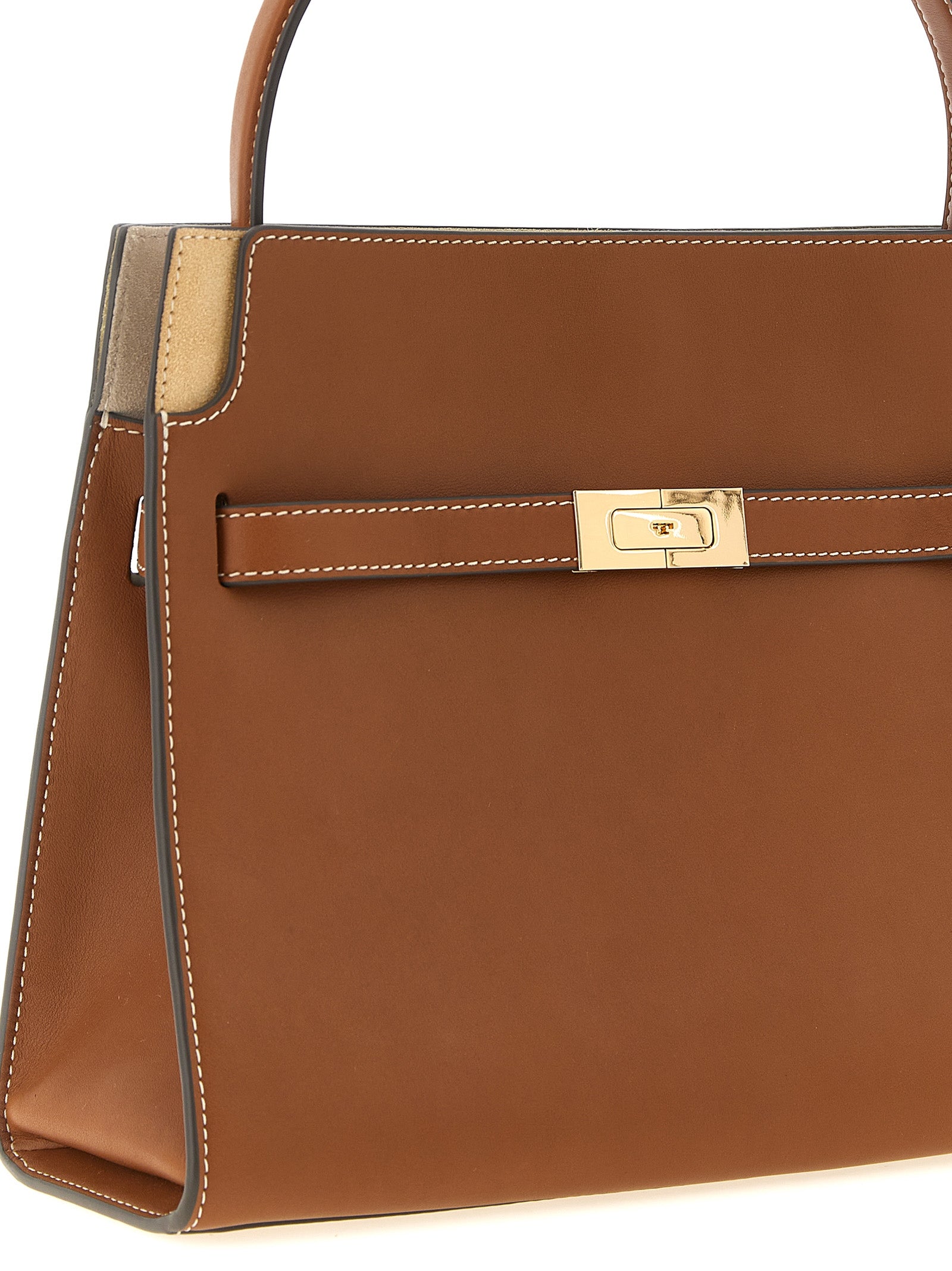 Tory Burch Brown Lee Radziwill Crossbody Bag