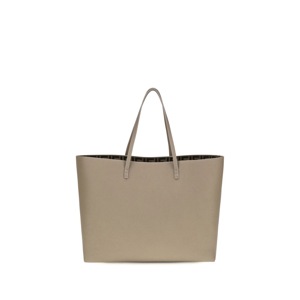 Fendi Beige Roll Roman Tote Bag