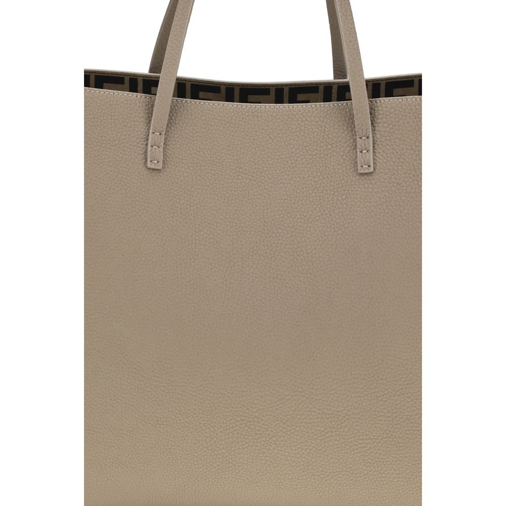 Fendi Beige Roll Roman Tote Bag