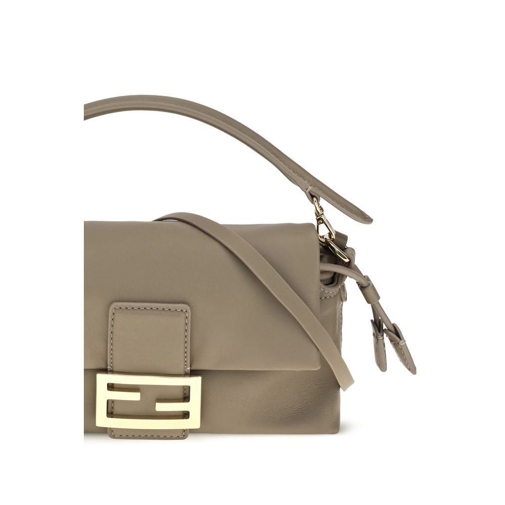 Fendi Beige Small Baguette Shoulder Bag