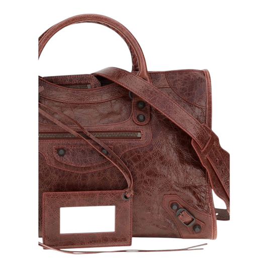 Balenciaga Le City Medium Shoulder Bag Red