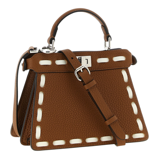 Fendi Peekaboo ISeeU Handbag Brown