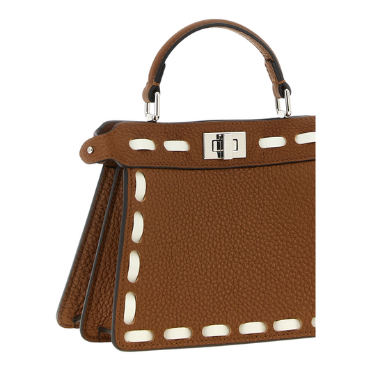 Fendi Peekaboo ISeeU Handbag Brown