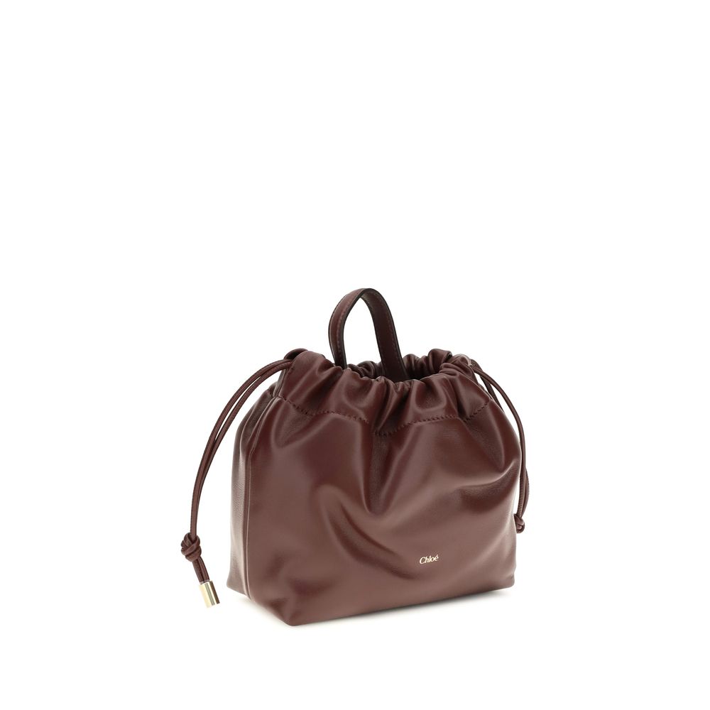 Chloé Bordeaux Icons Mini Shoulder Bag