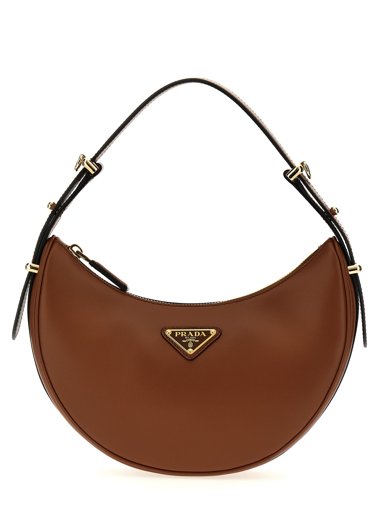 Prada Brown Arquè Shoulder Bag