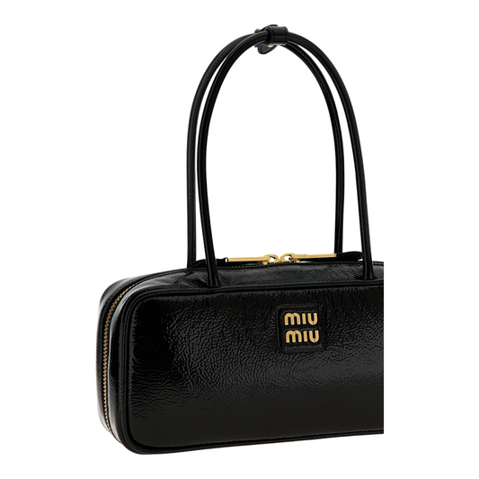 Miu Miu Beau Bolso de Mano Negro