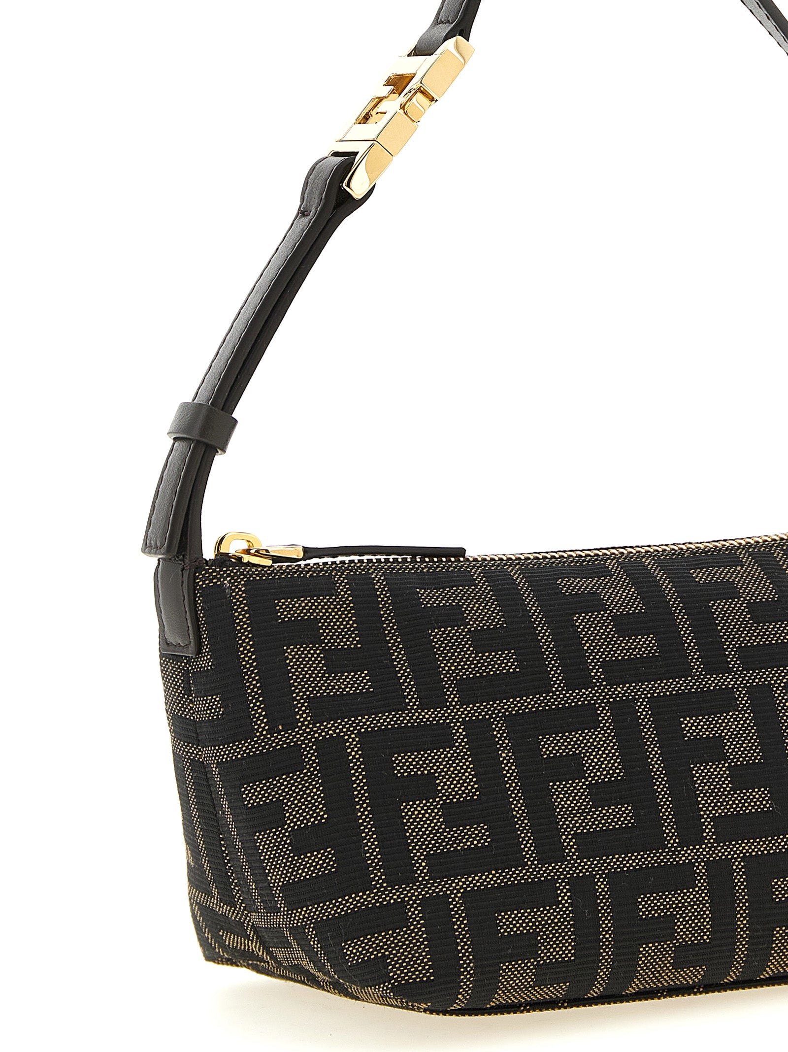 Fendi Brown Vanity Clutch Bag