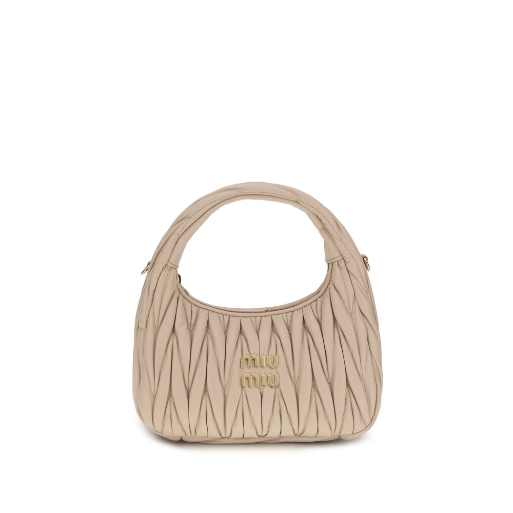 Miu Miu Beige Wandler Hobo Handbag