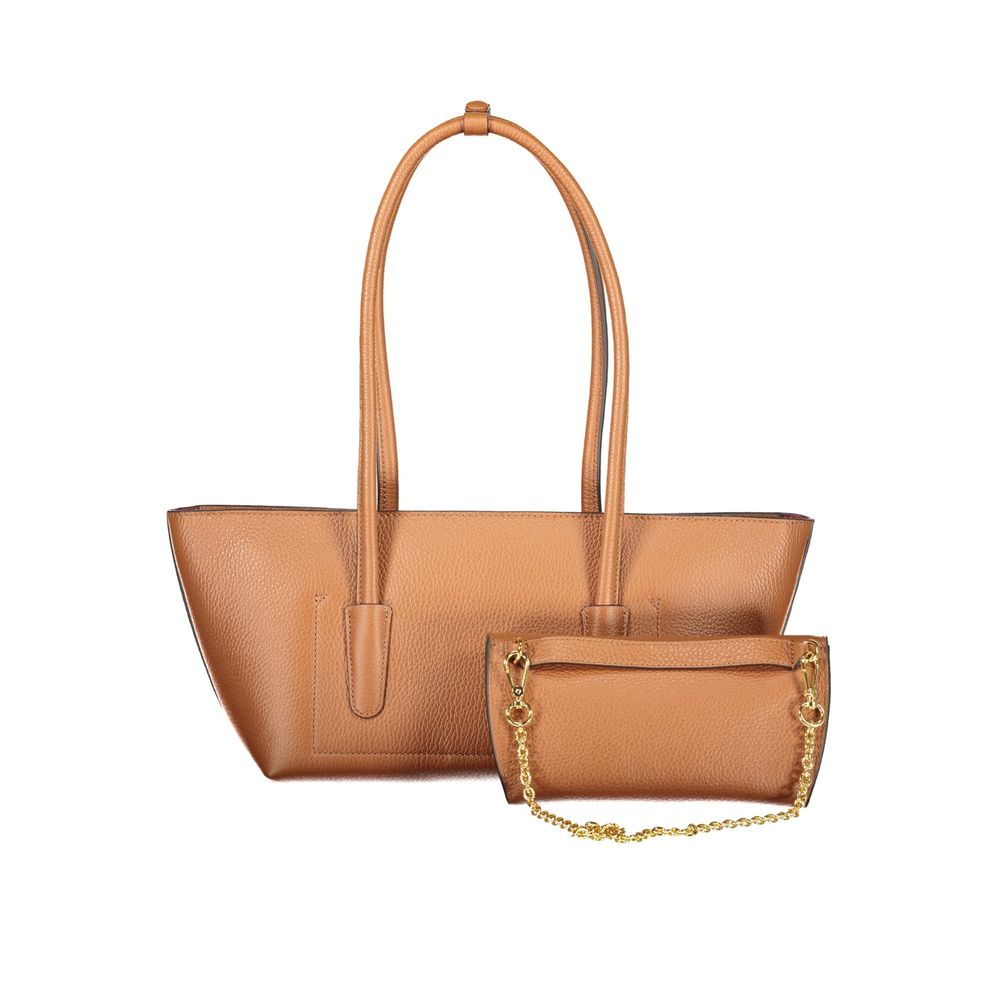 Coccinelle Brown Double Beat Bag