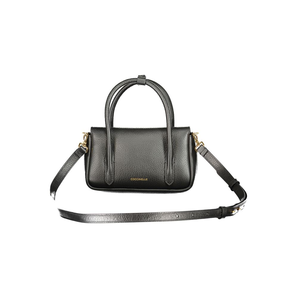 Coccinelle Black Mini U4K C-Me Lock Bag