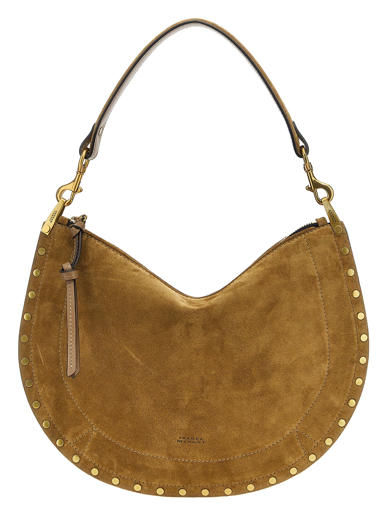 Isabel Marant Brown Oskan Hobo Zipped Shoulder Bag