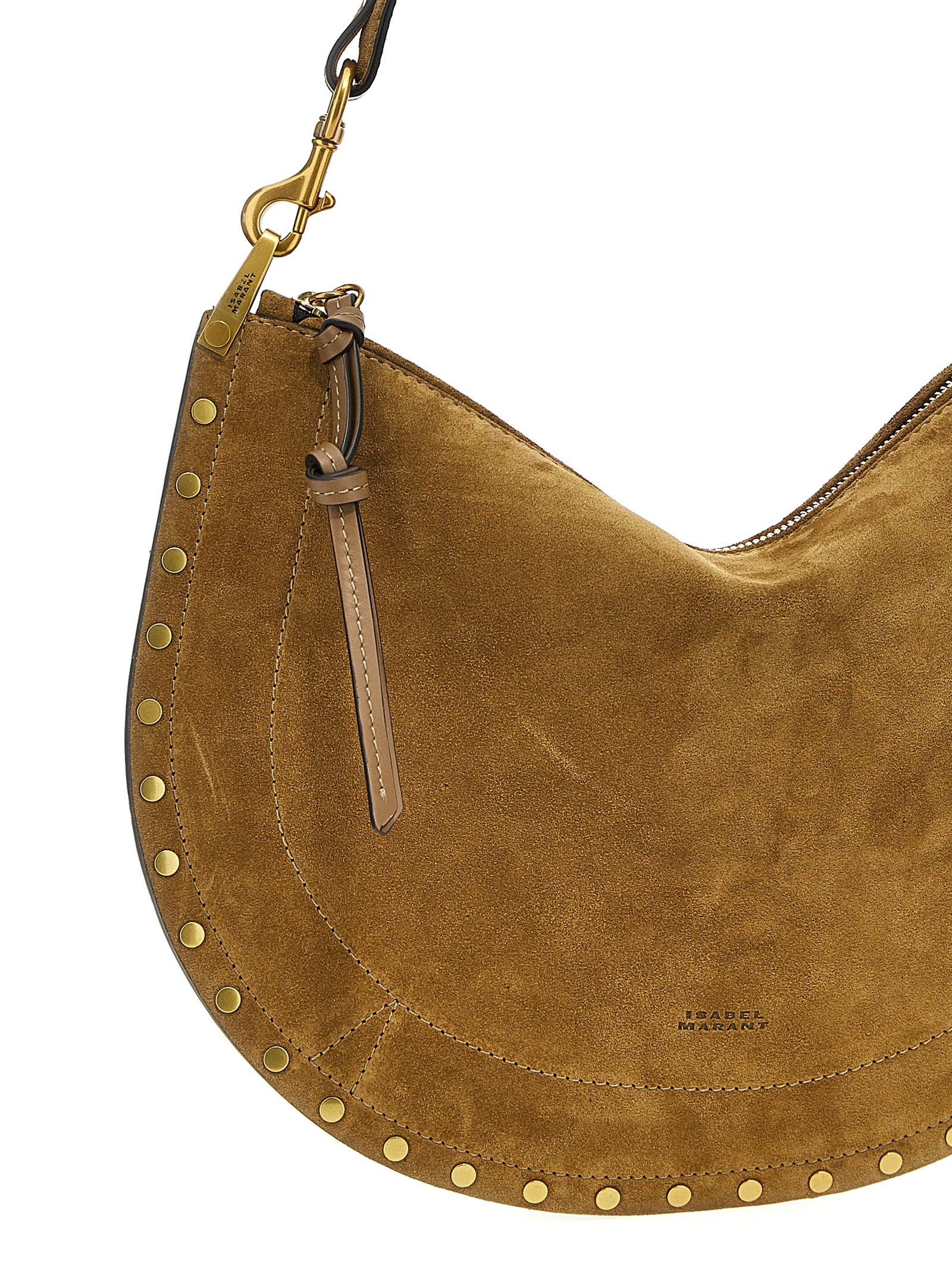 Isabel Marant Brown Oskan Hobo Zipped Shoulder Bag