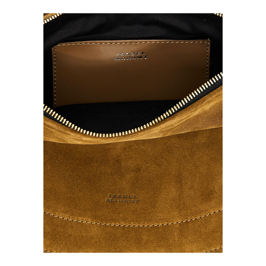 Isabel Marant Oskan Hobo Zipped Bolso de Hombro Marrón