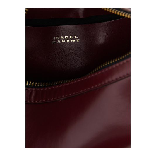 Isabel Marant Naoko Shoulder Bag Red Purple Brown