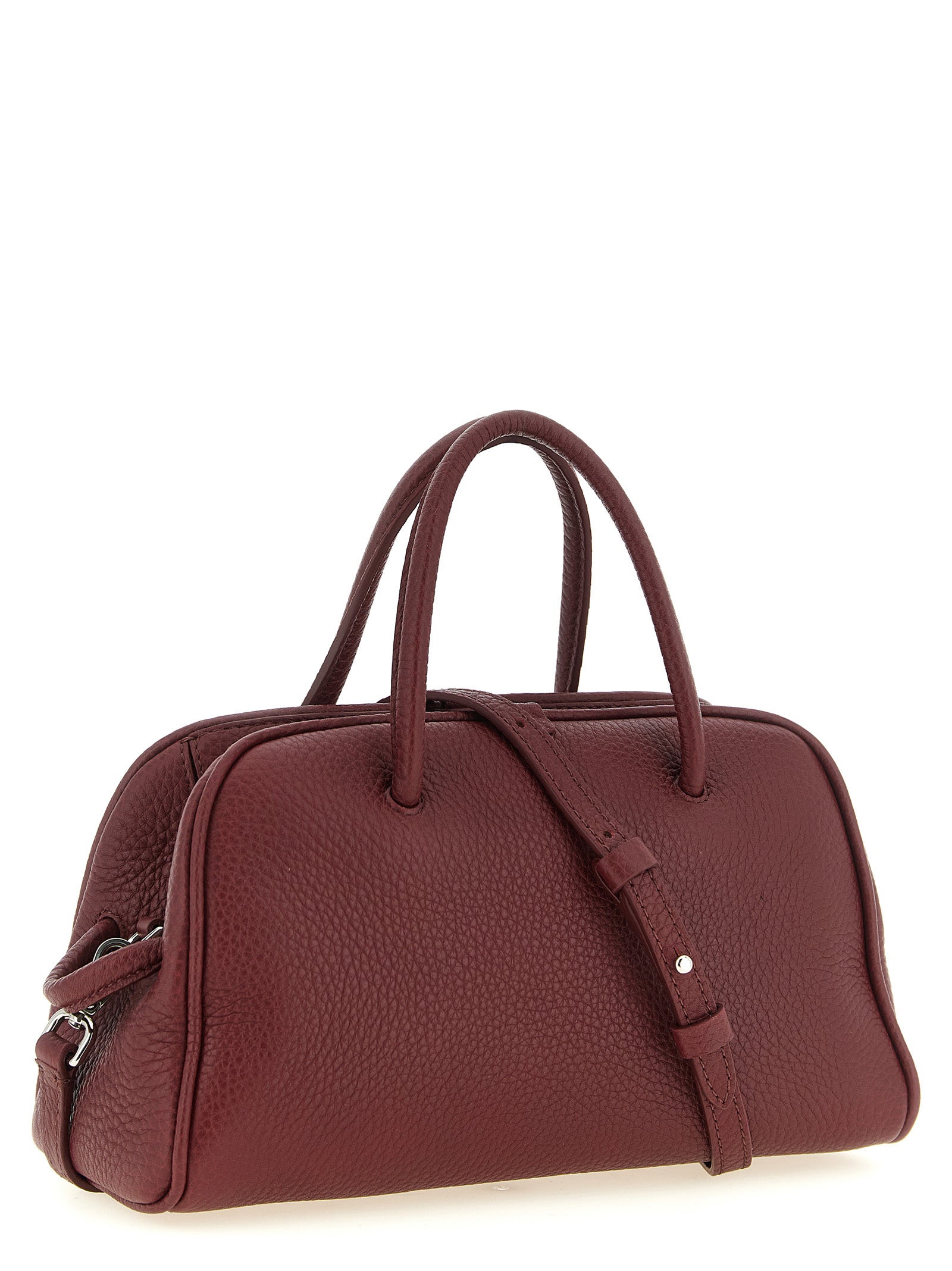 Jacquemus Bordeaux Le Petit Turismo Handbag