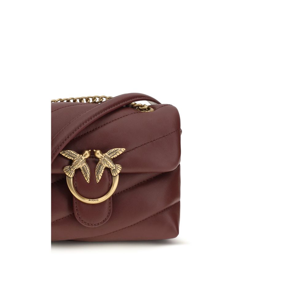 PINKO Bordeaux Love Baby Crossbody Bag