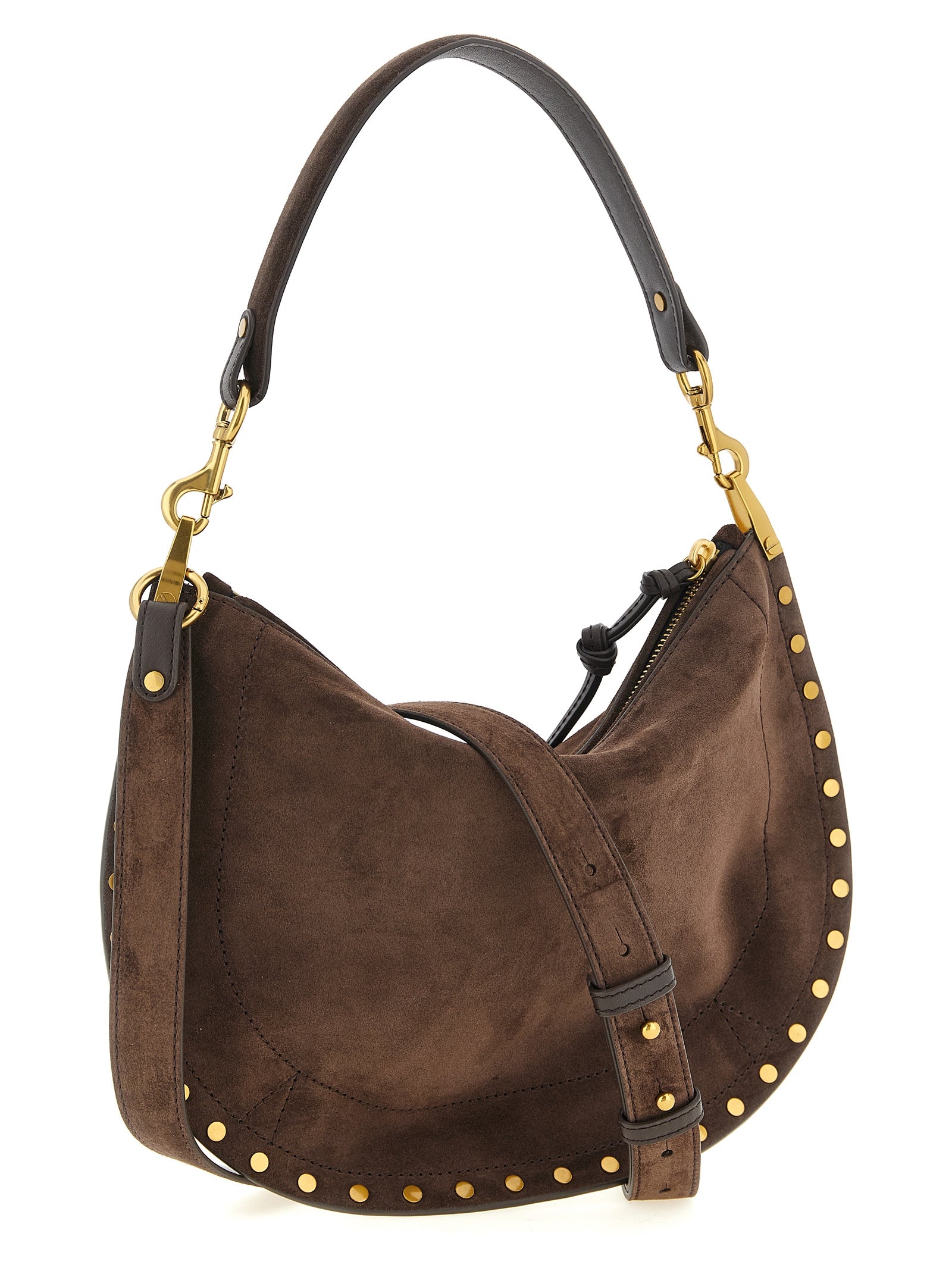 Isabel Marant Brown Oskan Soft Zip Handbag