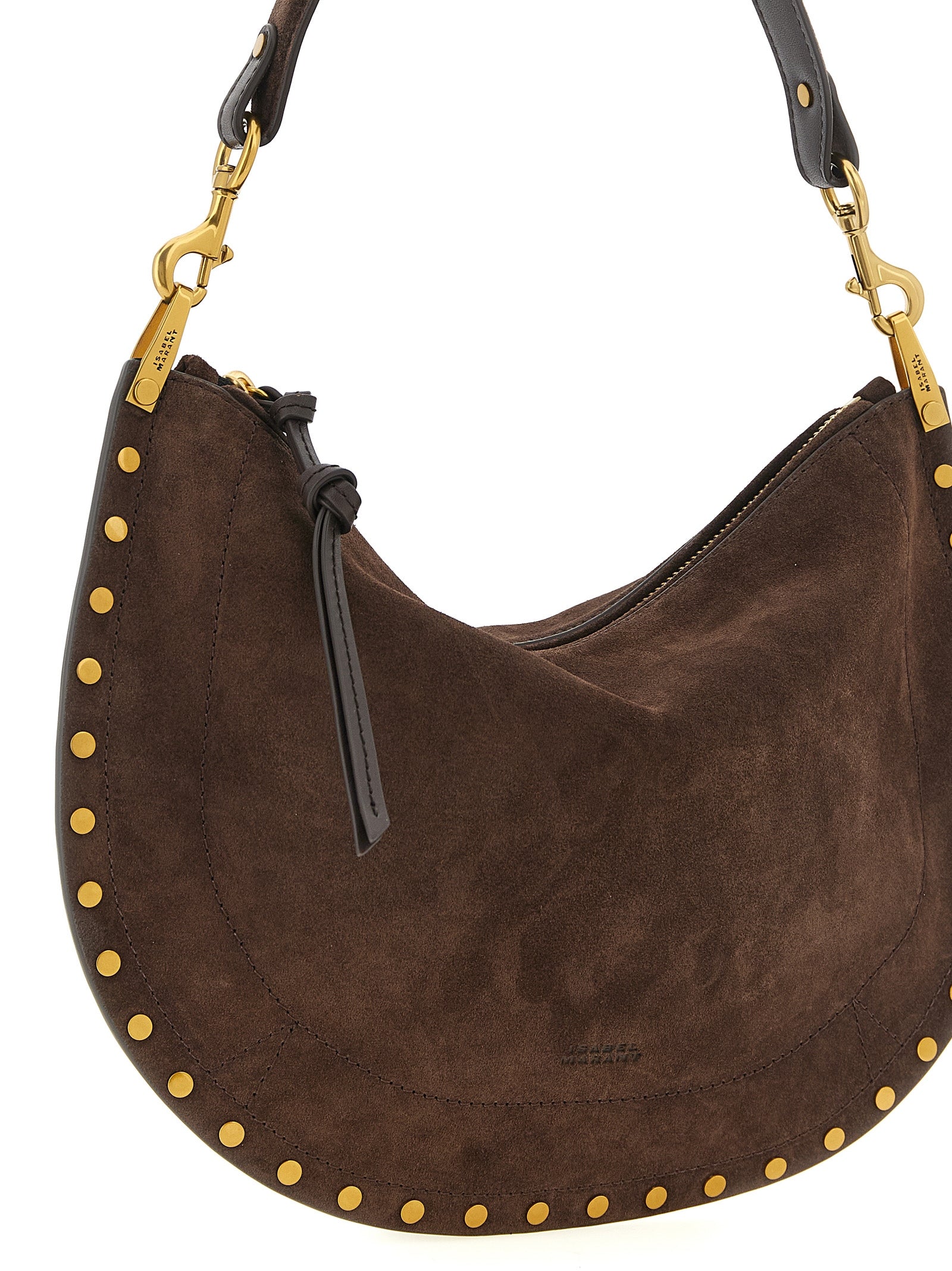 Isabel Marant Brown Oskan Soft Zip Handbag