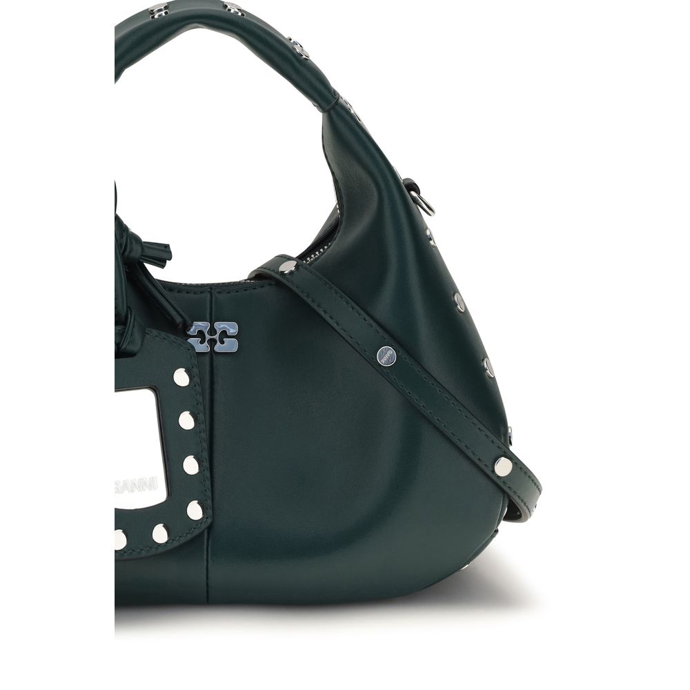 Ganni Black Hobo Bag