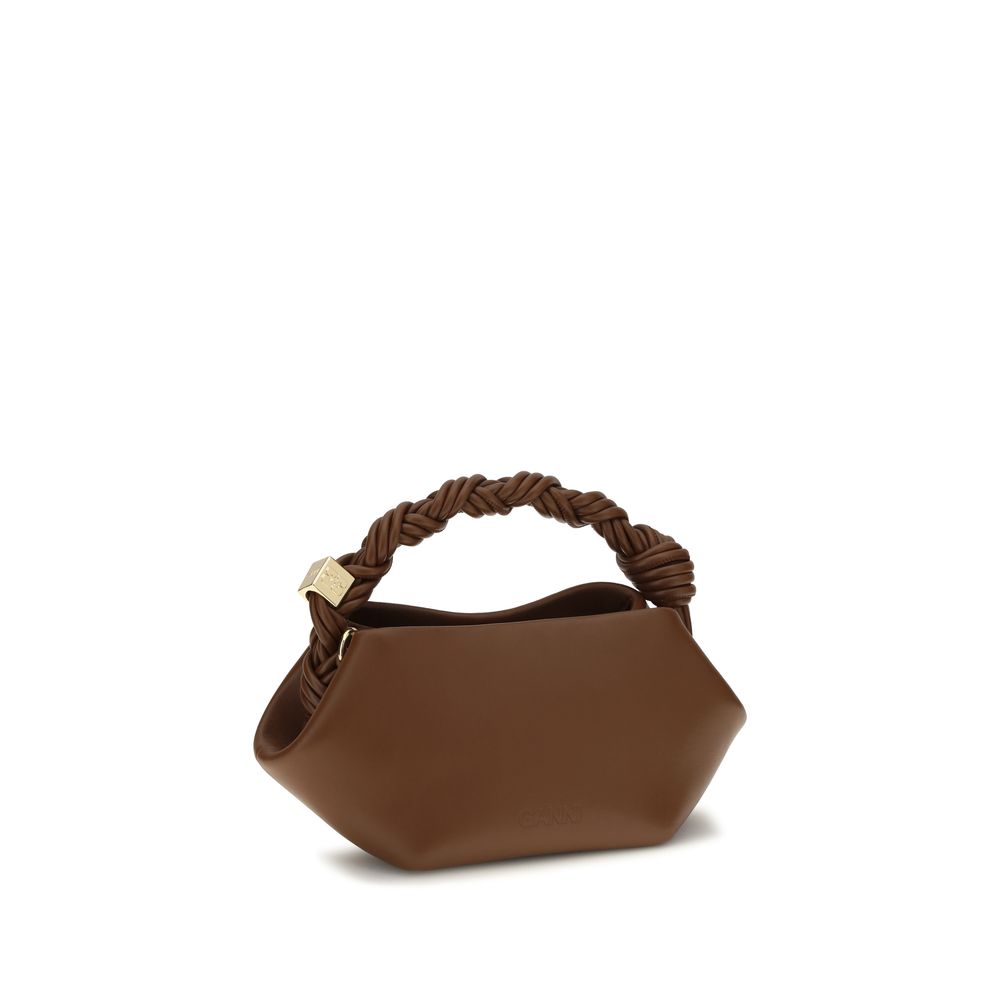 Ganni Brown Mini Bou Bag