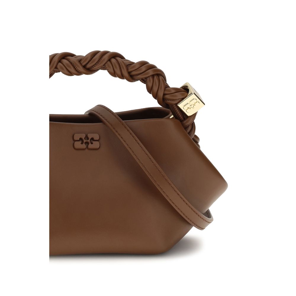 Ganni Brown Mini Bou Bag