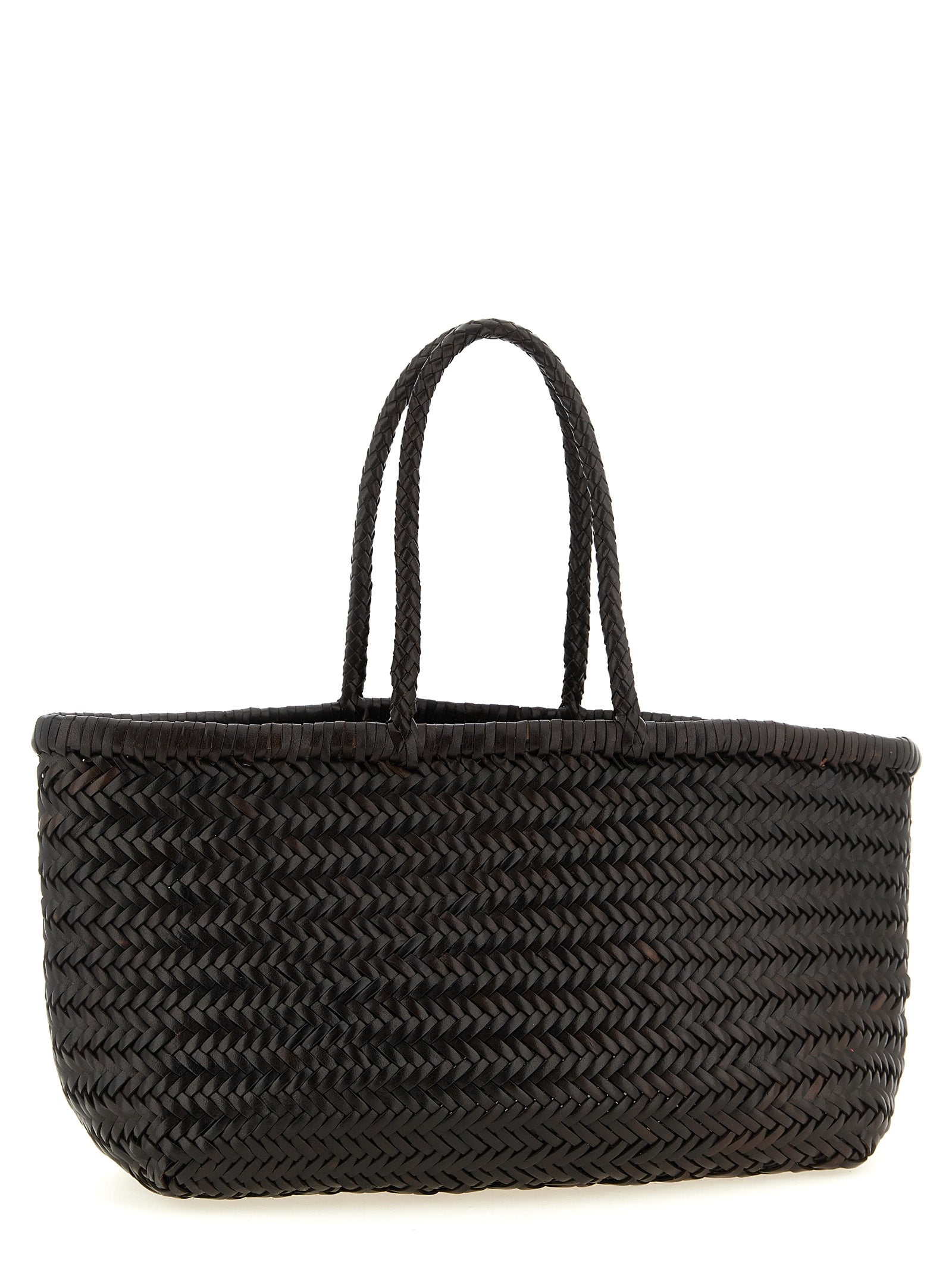 Dragon Diffusion Brown Bamboo Triple Jump Big Handbag