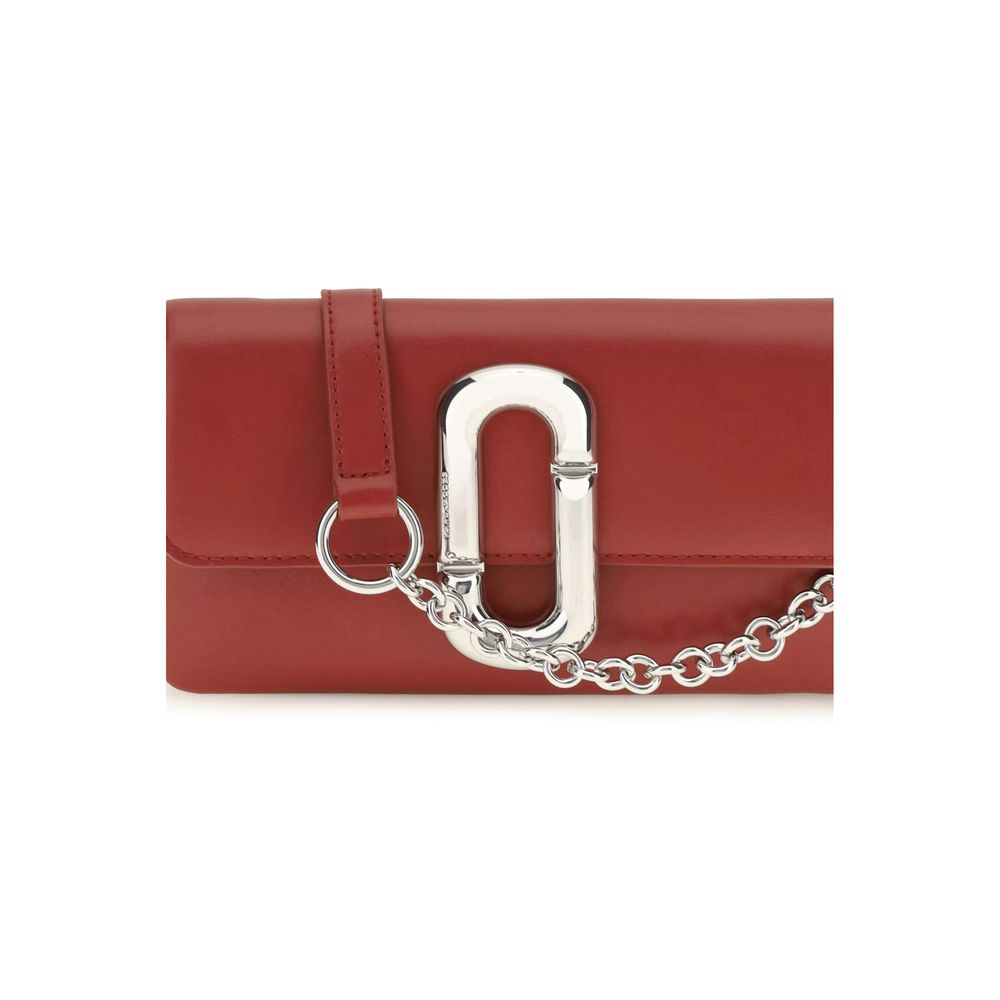 Marc Jacobs Red Snapshot Chain Wallet