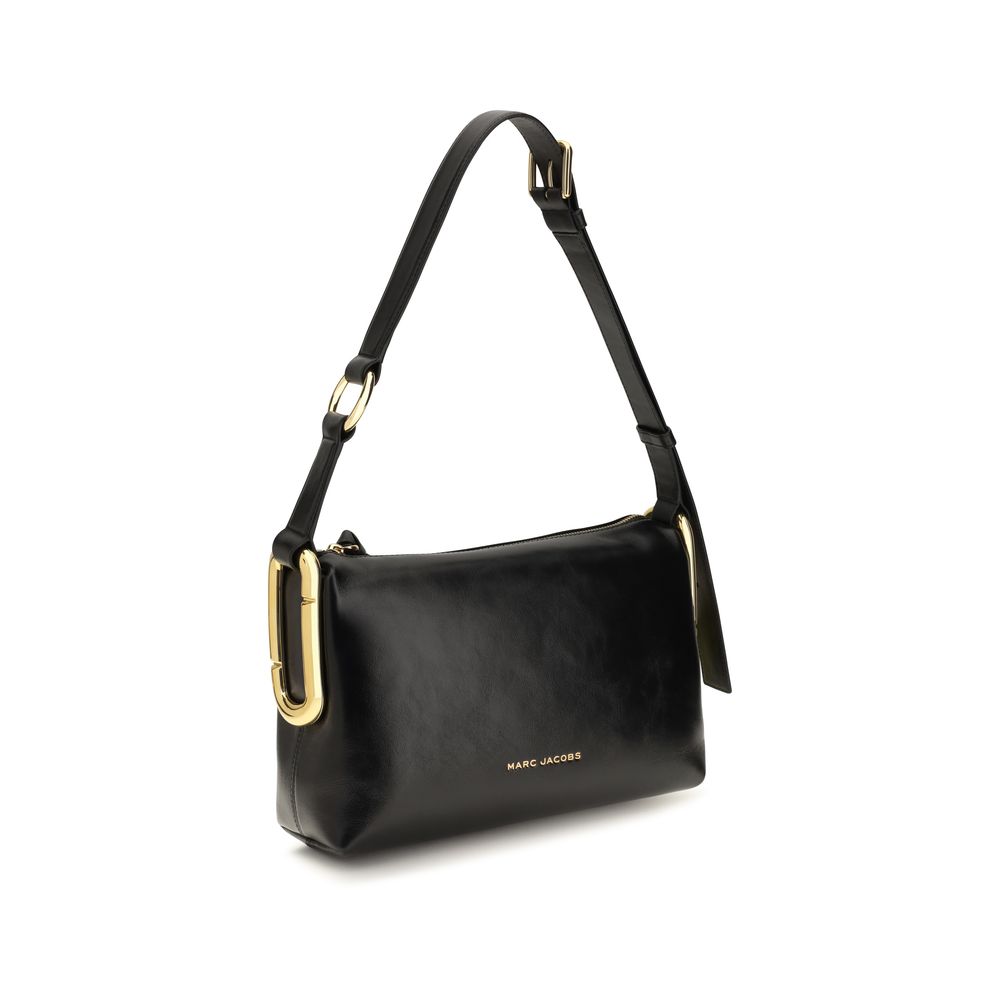 Marc Jacobs Black Juliette Messenger Shoulder Bag