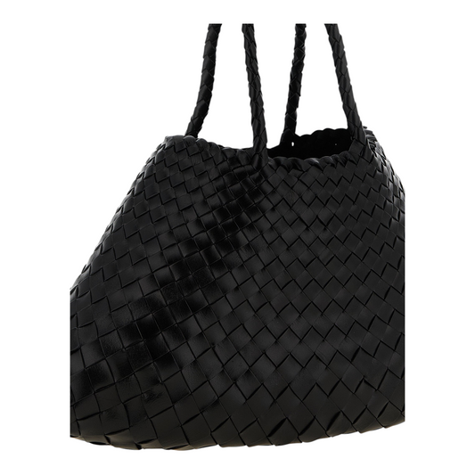 Dragon Diffusion Santa Croce Handbag Geometric Black
